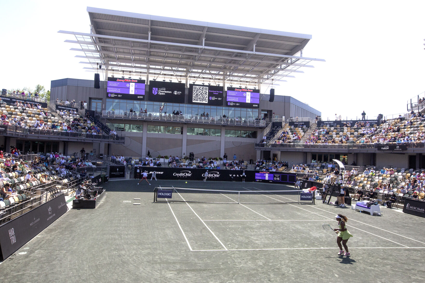 New Credit One Stadium draws rave reviews from WTA Tour stars at Charleston Open